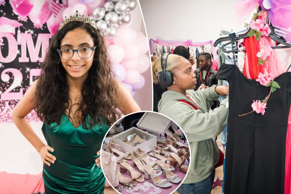 Exclusive | Teenagers everywhere travel to New York to find the party's party dress, for free, in Giveaway: "I love the way I look"