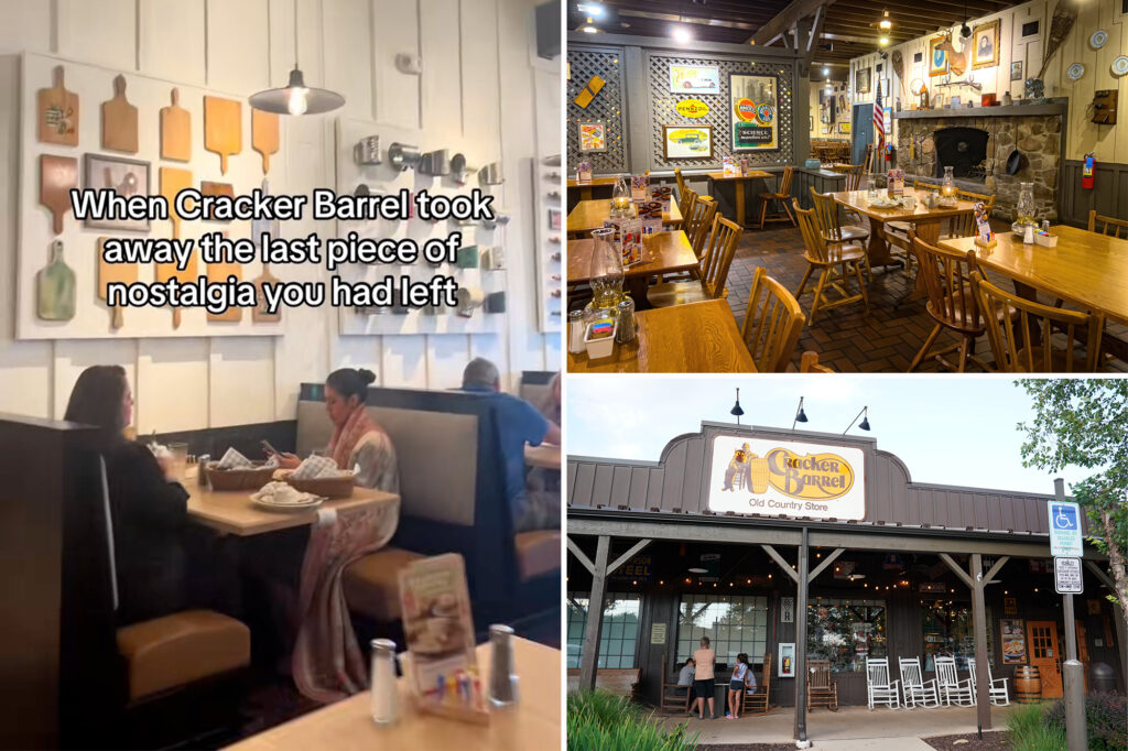 Furious cracking barrel fans for the beloved restaurant's fashion: "The last piece of nostalgia" was taken away "