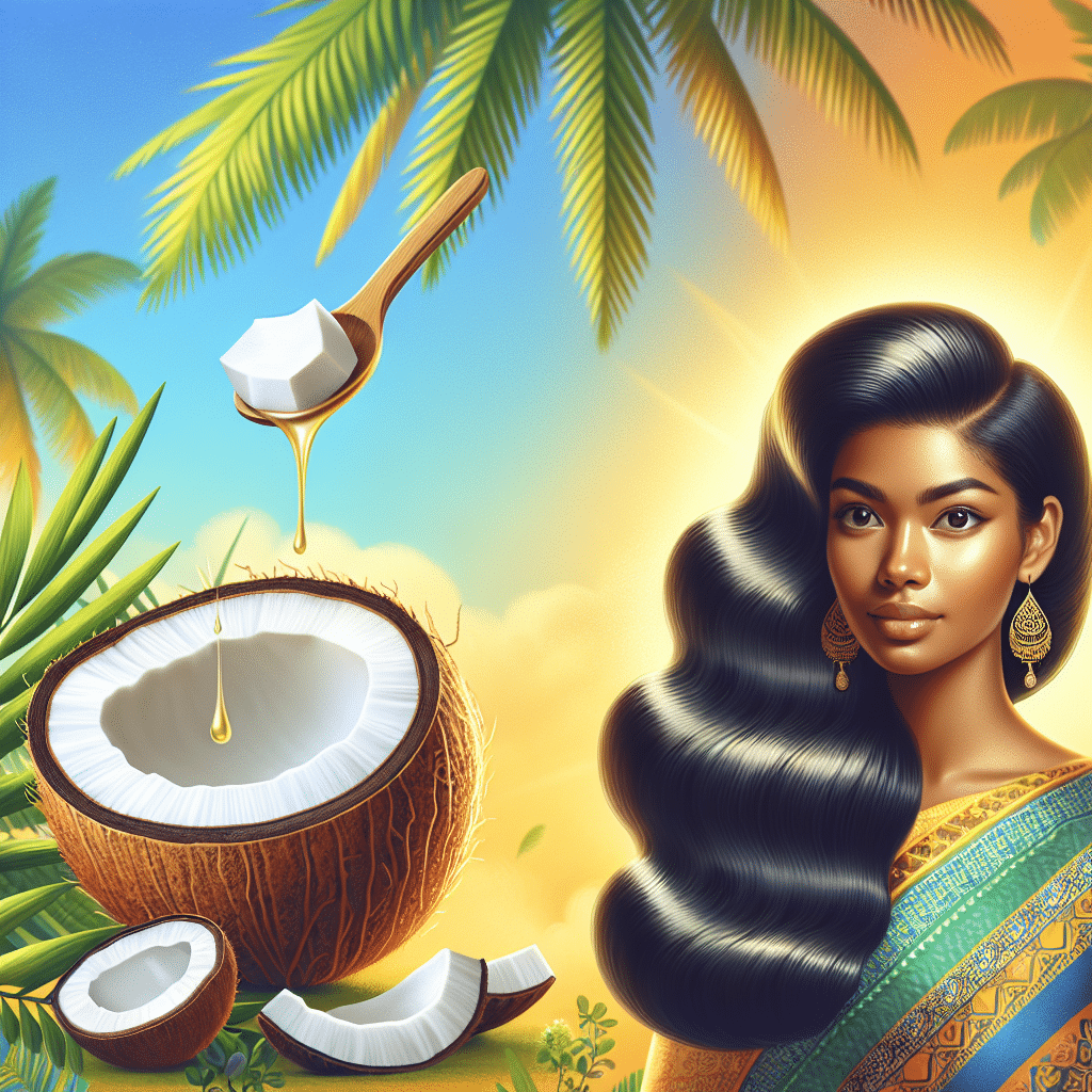 benefícios do óleo de coco no cabelo