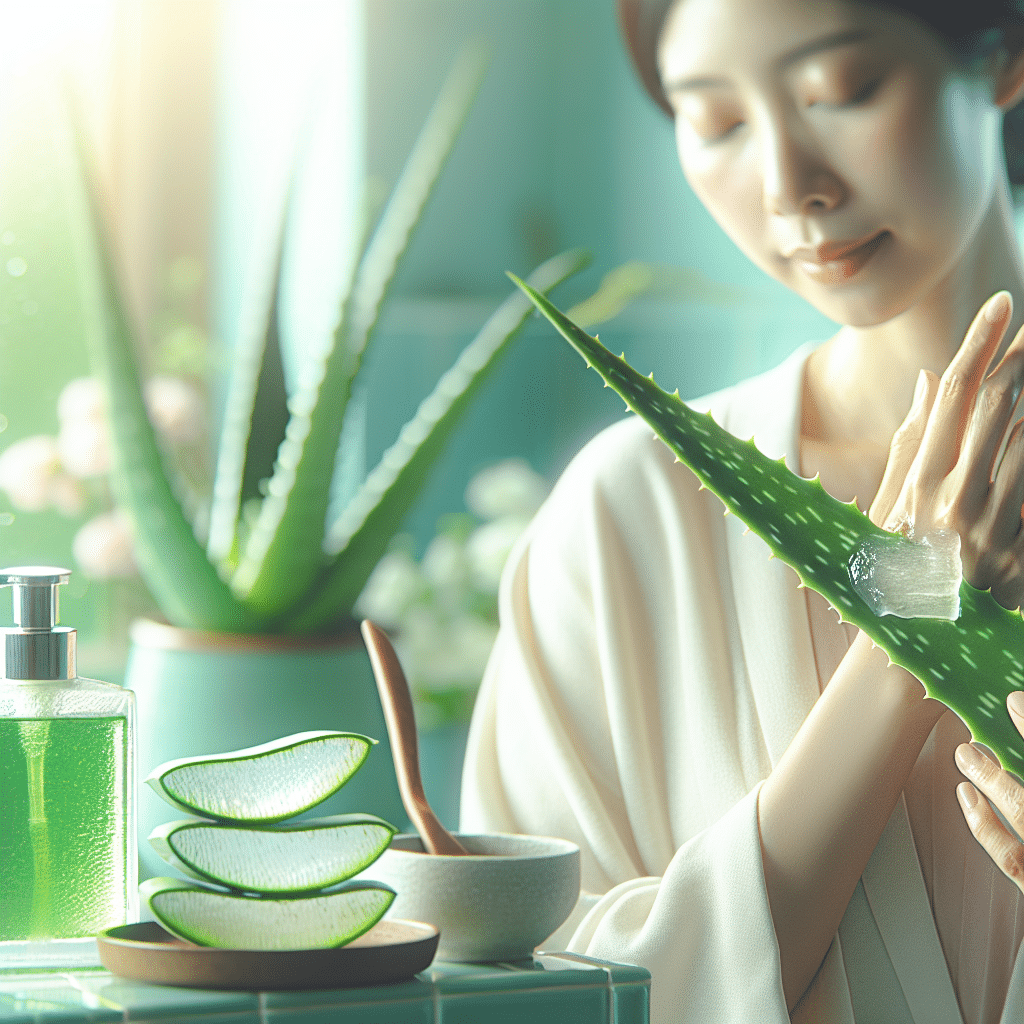 benefícios do aloe vera para cuidados com a pele