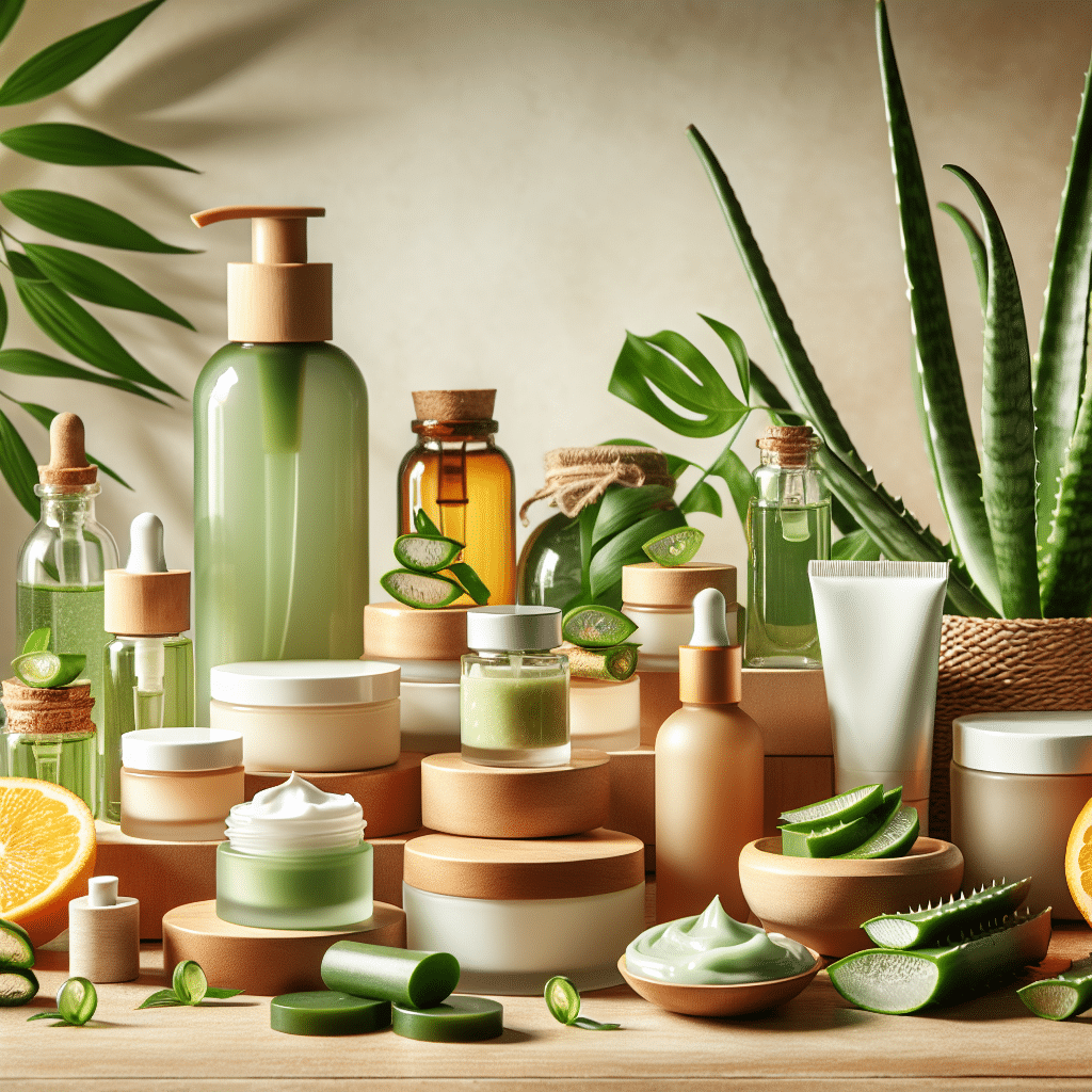 rotina de skincare com ingredientes orgânicos
