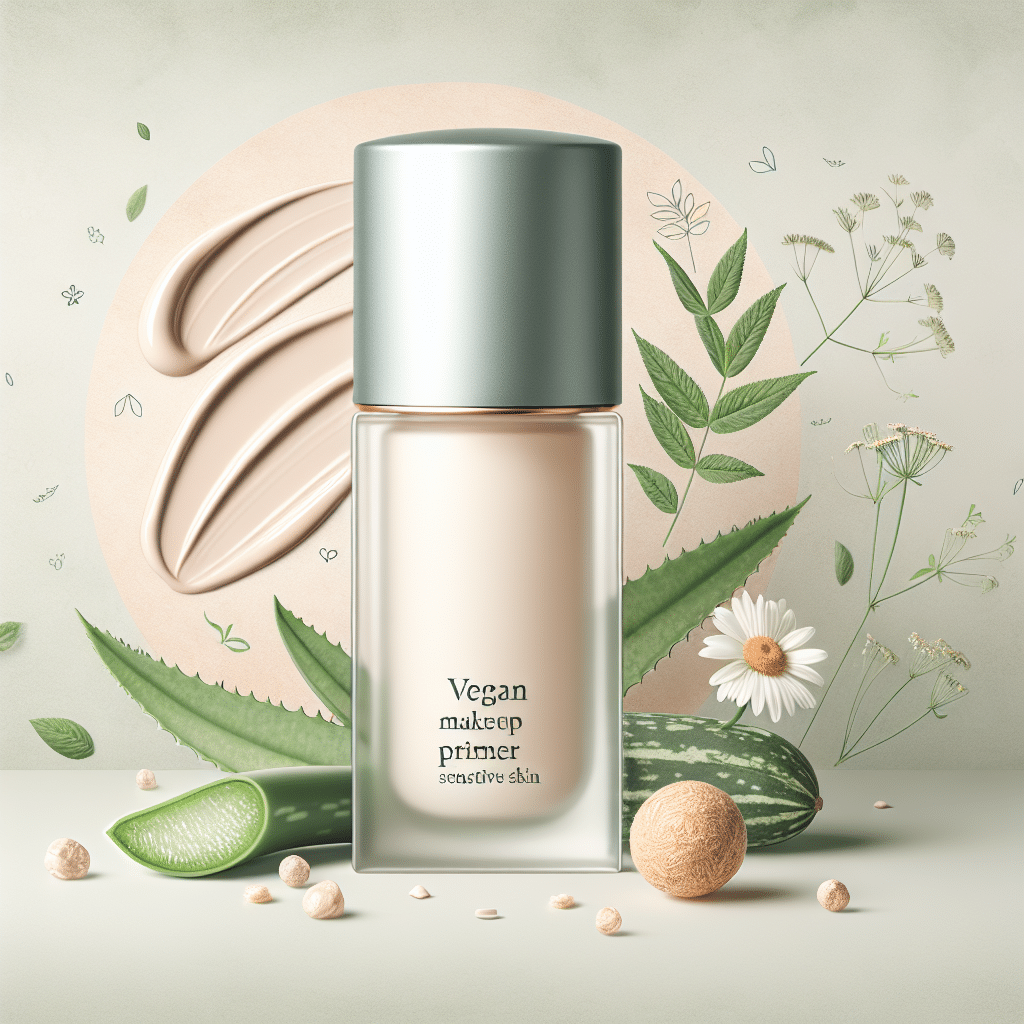 primer vegano natural para pele sensível