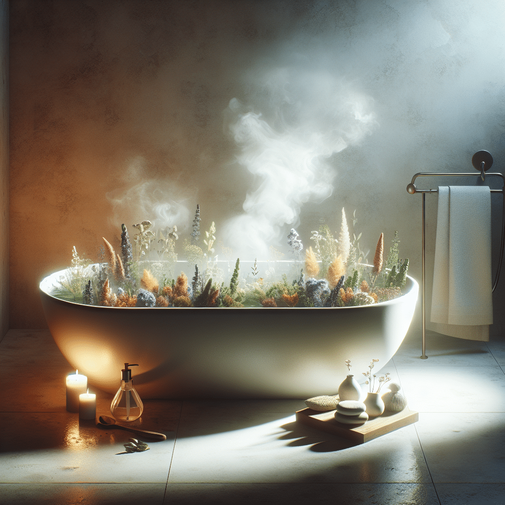 banho relaxante com ervas naturais: uma experiência revigorante