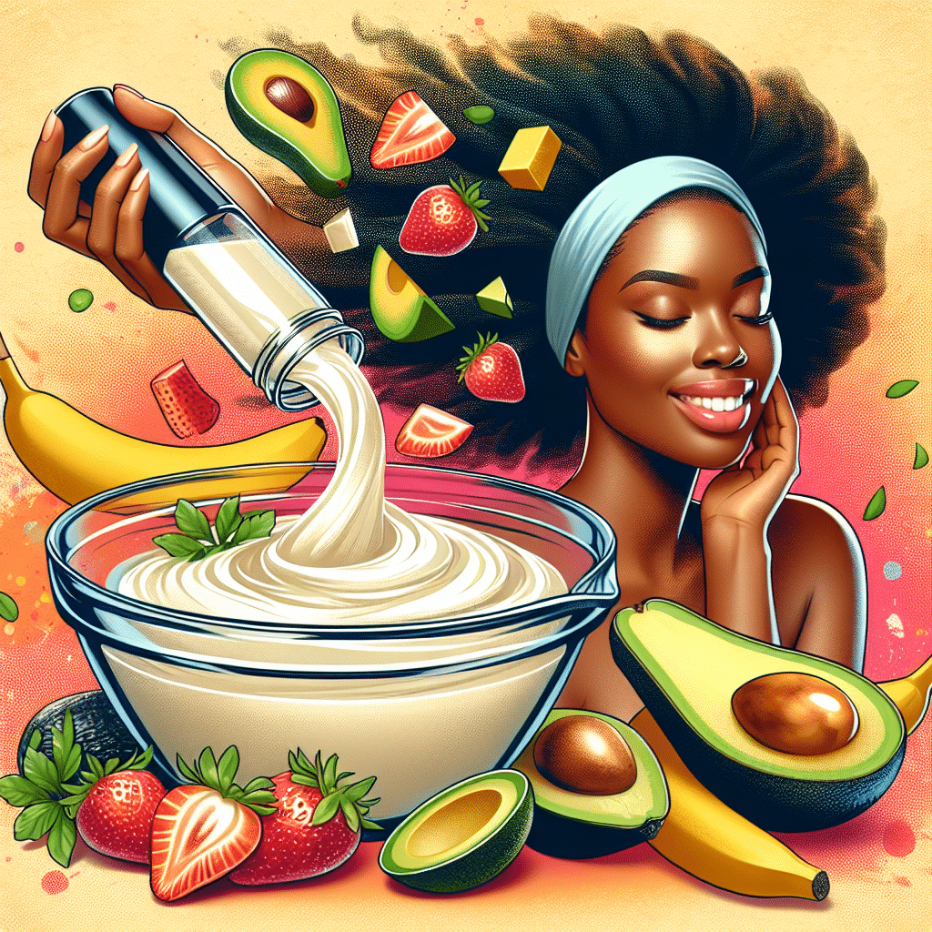 hidratação capilar caseira com frutas