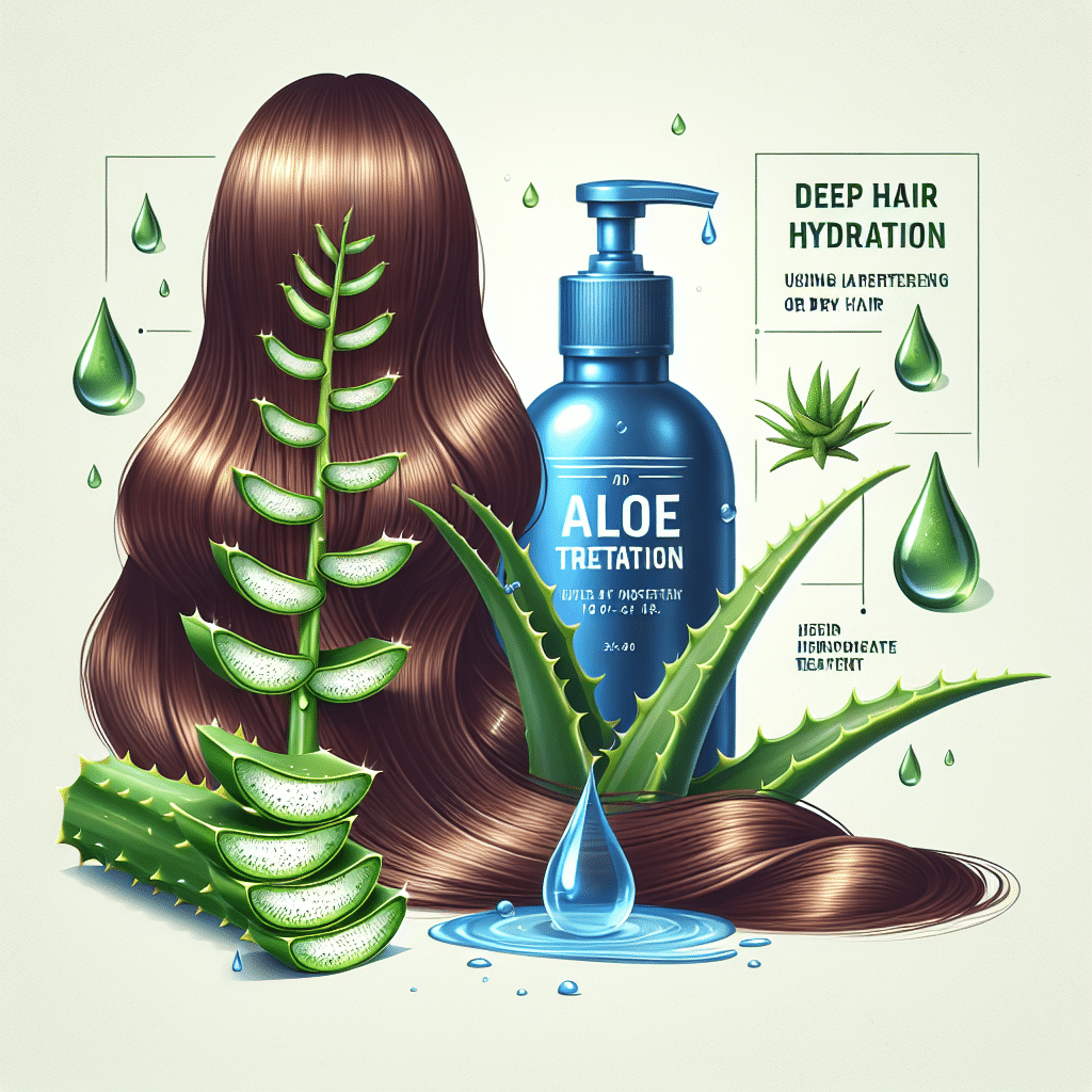 hidratação profunda com babosa para cabelos secos