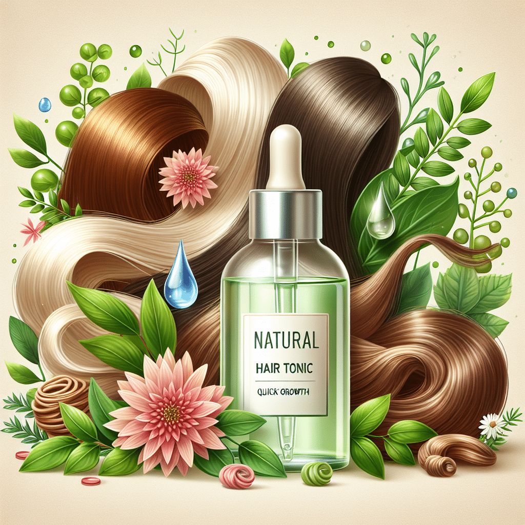 tonico capilar natural para estimular crescimento rápido